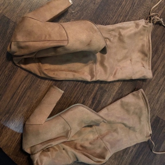 Steve Madden peep toe over the knee boots - Picture 3 of 5